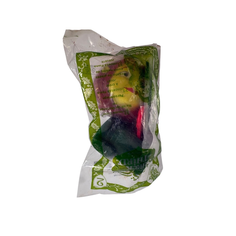 McDonalds Shrek the Third Princess Fiona Toy Kids OS Green NEW Happy Meal #2